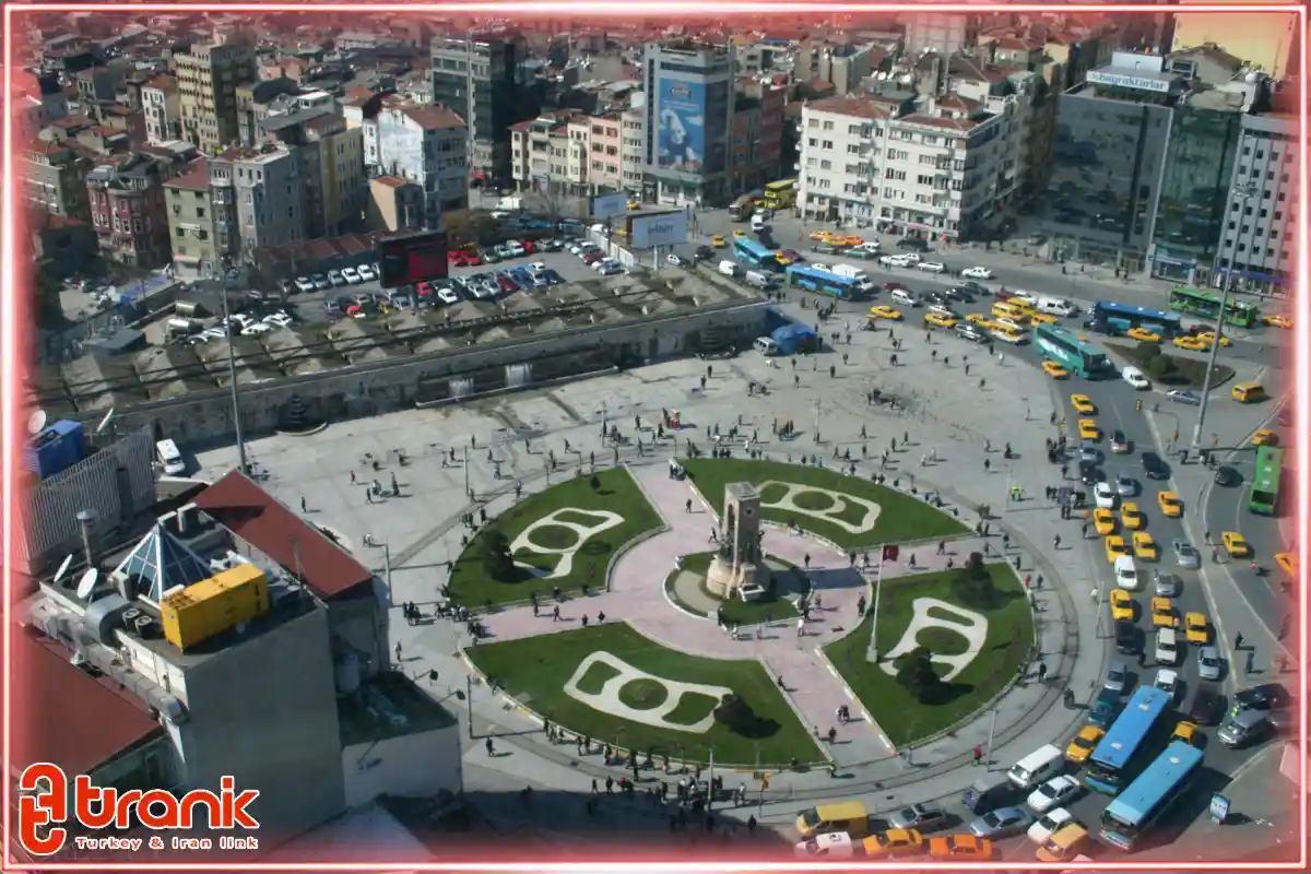موقعیت مکانی میدان تکسیم