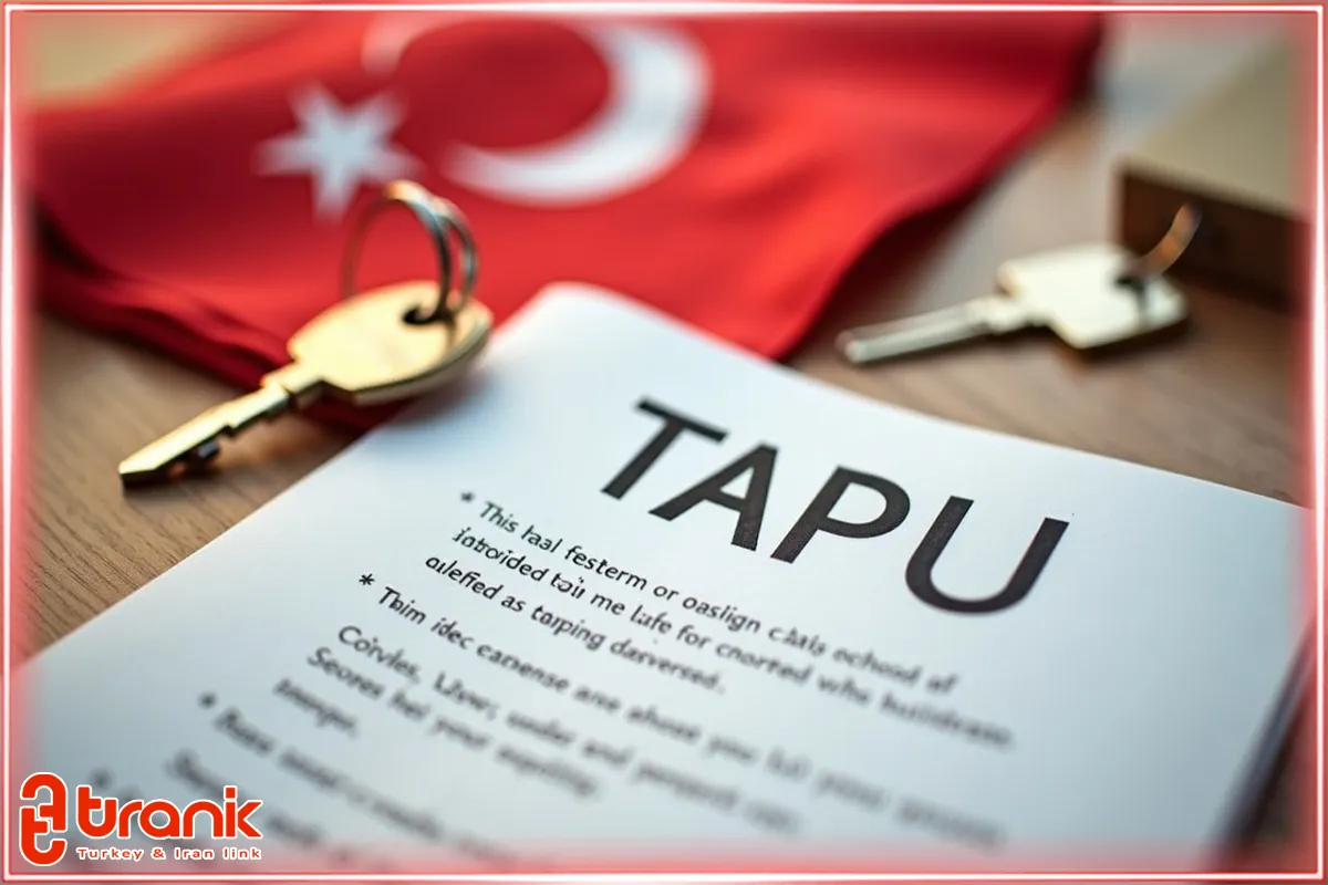 انواع سند مالکیت ترکیه