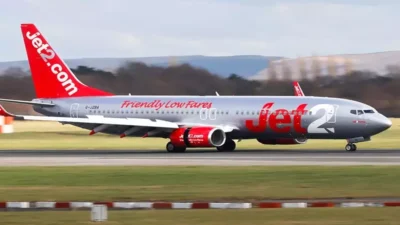 فرود اضطراری پرواز Jet2 در بروکسل